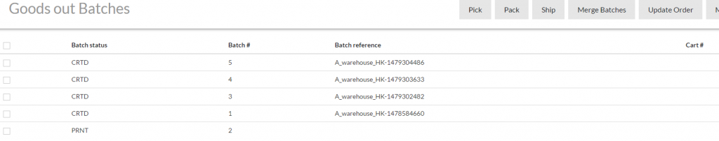 Filtered and sorted columns
