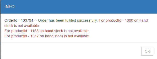 Partial fulfilment - Goods Out Sales Order Allocation and Fulfilment